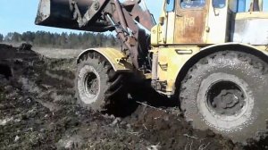 Кировец К 701 фронтальный погрузчик