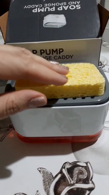 Кухонный диспенсер для моющего средства.Удобно на кухне!Отличный помощник!