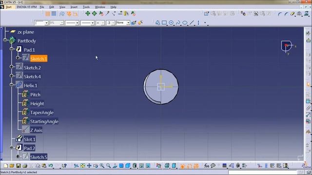 CATIA V5/V6 tutorial | C-Clamp Part 1 смотреть онлайн