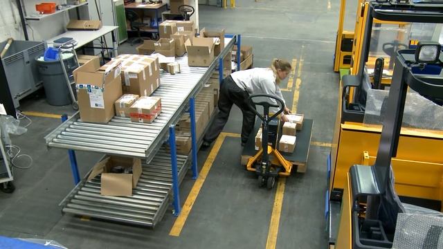 Jungheinrich AMW 22p hand pallet truck with weighing scale, comfort display смотреть онлайн