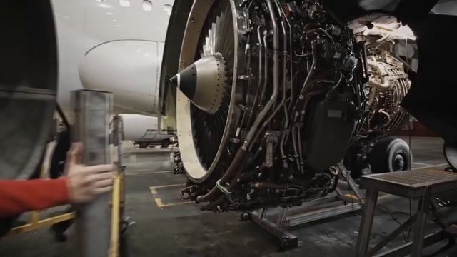 Amazing Technology Turbine Engine, Incredible Airplane Assembling Process смотреть онлайн