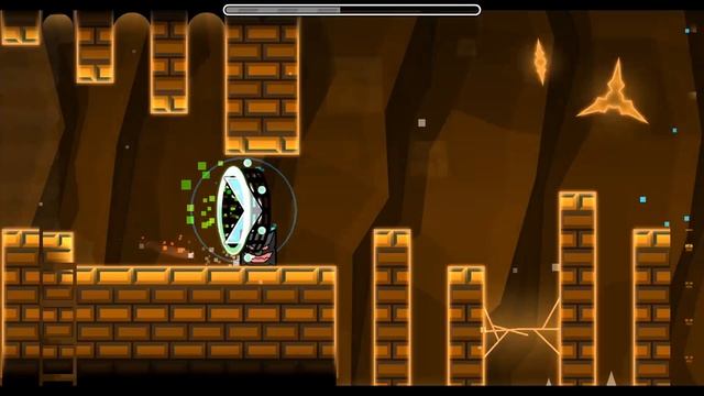 [Geometry dash] Fire Gauntlet 5/5 - Magmatic Sanctuary By RadiationV2 (all coins) *harder 6 stars* смотреть онлайн