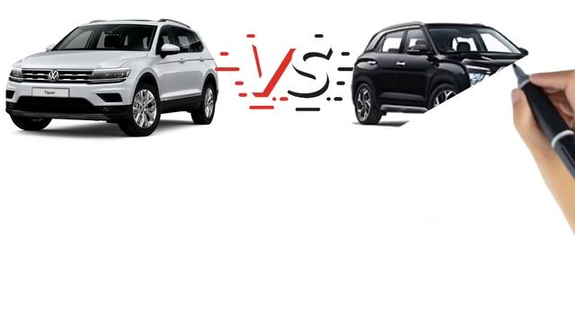 Volkswagen Tiguan Vs Hyundai Creta | Car Comparison | Price, Mileage, Safety,...etc. Comparison || смотреть онлайн
