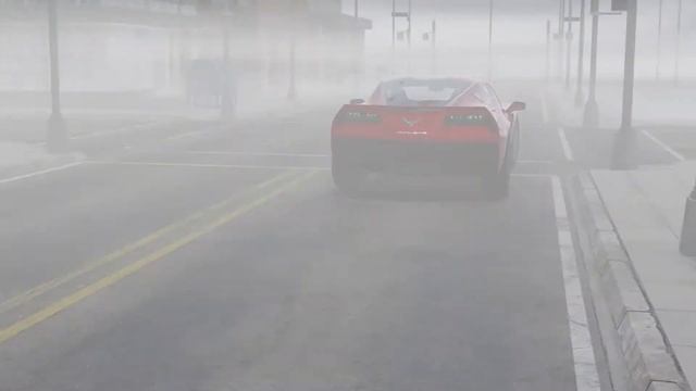 Blender - Scene City Corvette race смотреть онлайн