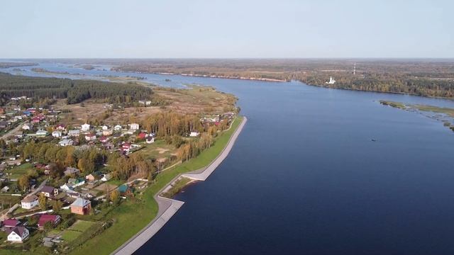 Полёты над Волгой ч.3 (Ярославская область, г. Мышкин, сентябрь 2020)