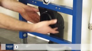 Как легко установить систему инсталляции GROHE для подвесного унитаза