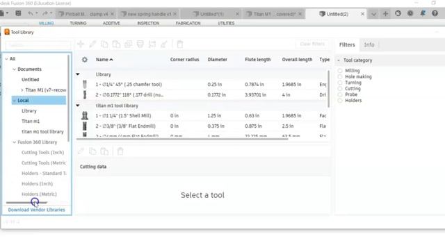 Importing a tool library in fusion 360 смотреть онлайн