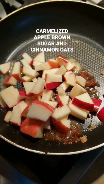 Carmelized Apple Brown Sugar and Cinnamon Oats