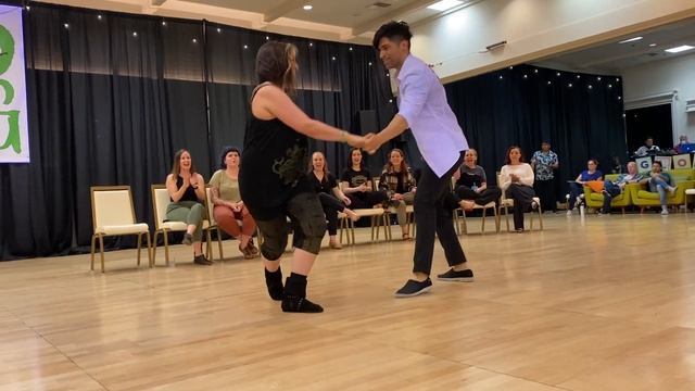 Shantala Davis and Paul Nunez - SO Swing 2023 All Star Jack and Jill Finals Song 1 смотреть онлайн