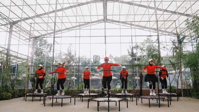 Jumping Dance Trampoline With Vcom