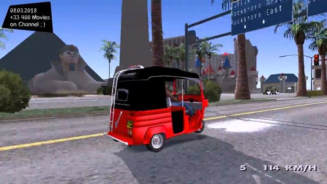 Sri Lankan Three Wheeler Taxi Grand Theft Auto San Andreas GTA SA MOD _REVIEW смотреть онлайн