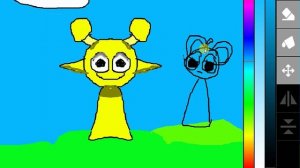 Как я рисую Скай из Спрунки Пирамиксед:3