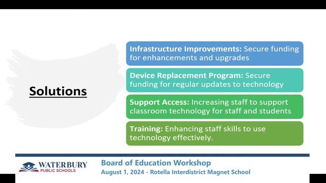 Waterbury Board of Education Workshop - August 1, 2024 смотреть онлайн