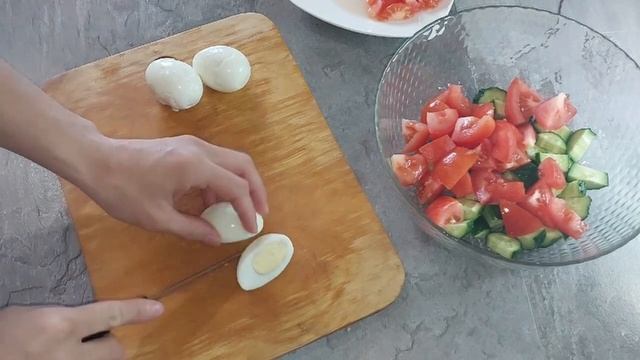 Очень вкусный салат на каждый день.Салат за 10 минут. Салаты