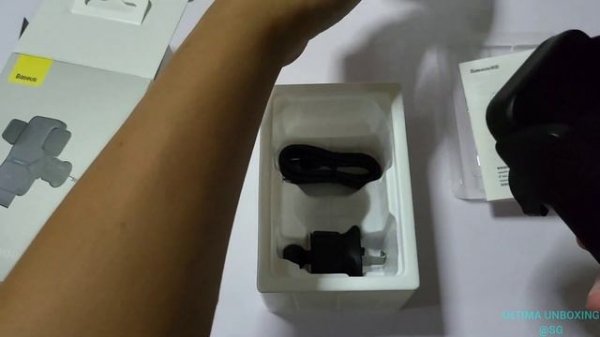 Baseus 15W Wisdom Auto Alignment Car Mount Phone Wireless Charger Unboxing