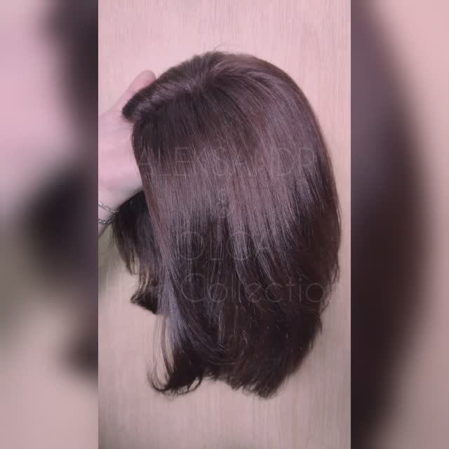 ПОЛУ-ПАРИК combo - на моно (с имитацией кожи головы) #полупарик #натуральныйпарик #изделияизволос смотреть онлайн