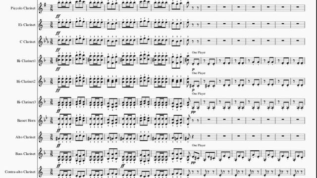 Sarasate: Carmen Fantasy for Solo Clarinet & Clarinet Choir смотреть онлайн