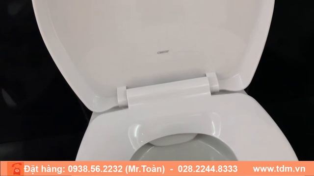 TDM.VN | Review bồn cầu 2 khối Caesar CD1325 thân C1325-PW két T1225-PW xả Aquajet bàn cầu giá rẻ смотреть онлайн