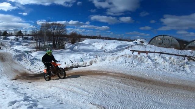 Тренировка по мотокроссу в Жостово