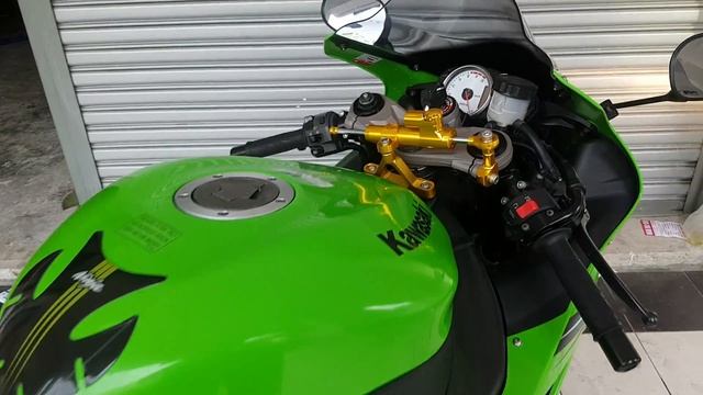 Kawasaki zx6r 2008 with MIVV exhaust смотреть онлайн