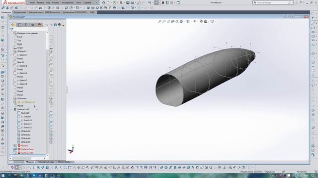 Solidworks исправление кромки поверхности смотреть онлайн