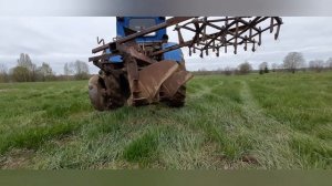 Пахота на Т-40 М и плуг ПЛН 2-35. Финишная регулировка.