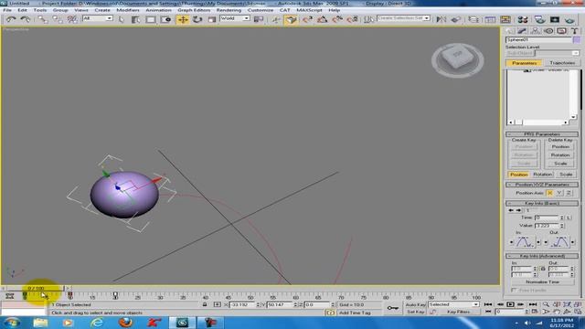 3ds Max tutorial: Path Constraint смотреть онлайн