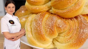 Как сделать тесто пышным и совсем не черствеющим? САХАРНЫЕ БУЛОЧКИ, как в детстве у бабушки