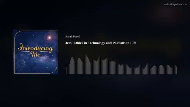 Jess: Ethics in Technology and Passions in Life смотреть онлайн