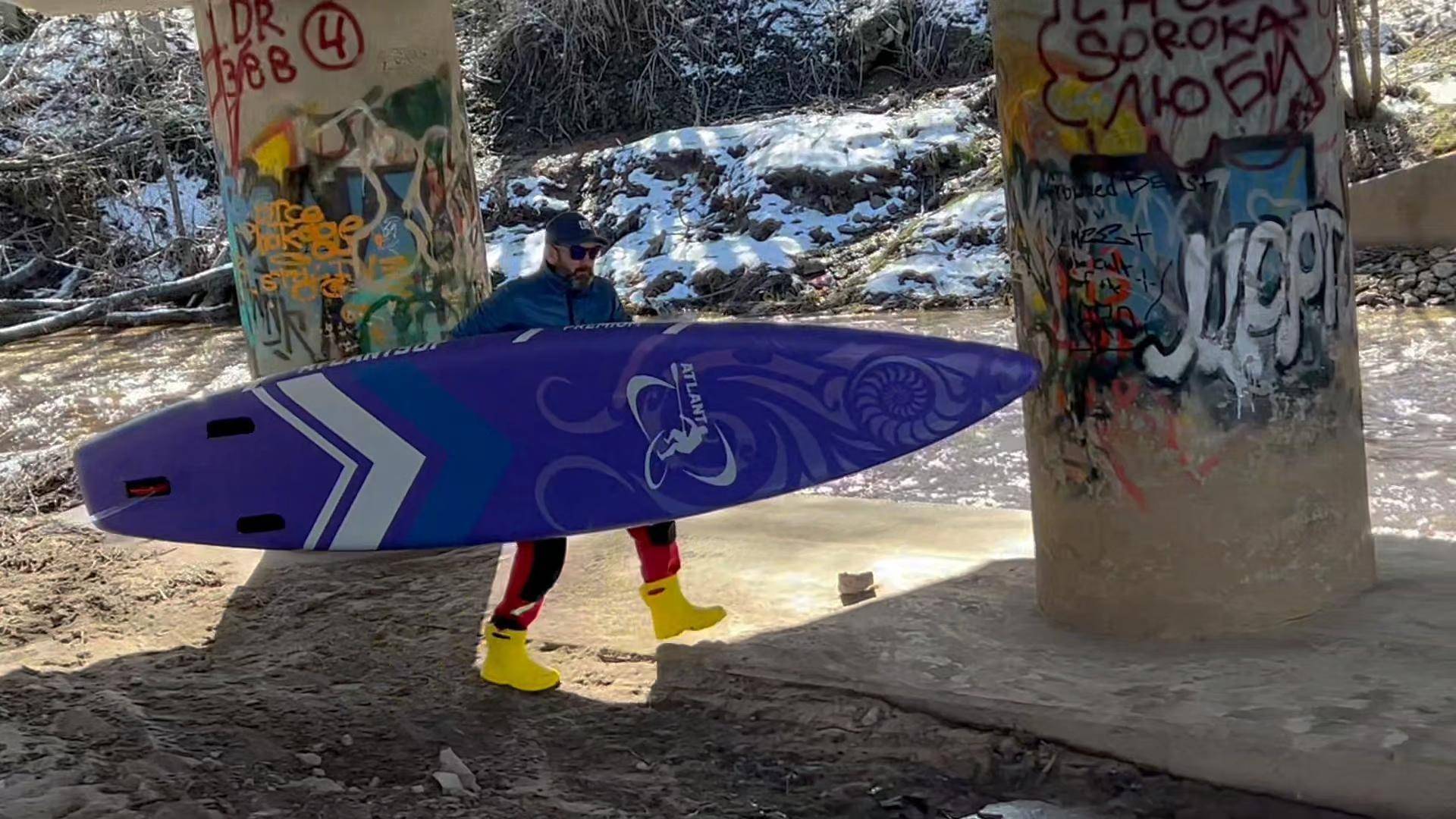 САП-сплав по Охте в апреле