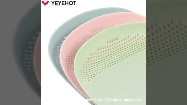 Natural plastic environmental food & fruit cutting board смотреть онлайн