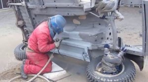 HVAF цинкование днища автомобиля