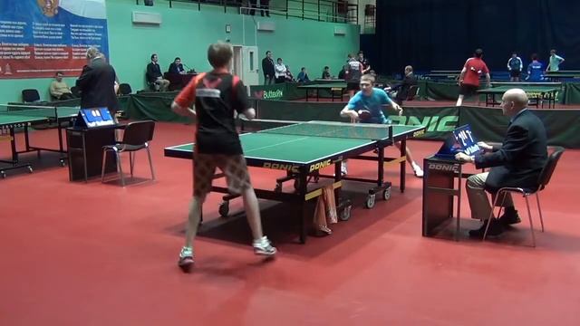 Настольный теннис. Красивый розыгрыш 18