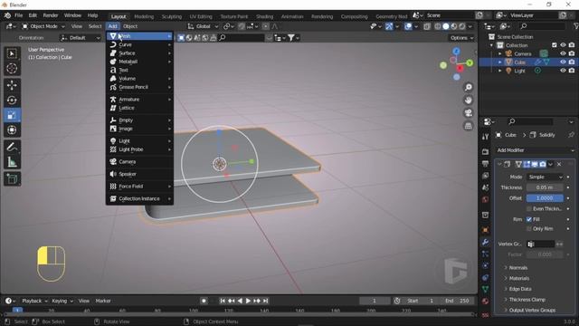 CARA MEMBUAT 3D BUKU ICON DI 3D BLENDER part 1 3D MODELING смотреть онлайн