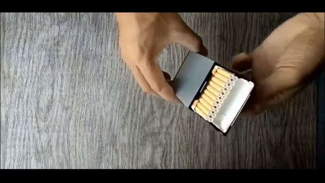 Mini Cigarette Holder Thin Fashion Pipe Personality Cigarette Case Slim Cigarette Box Aluminum Box смотреть онлайн