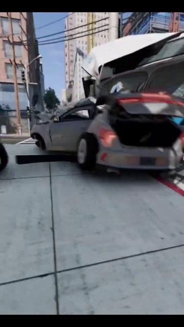 Bus Crashes Into Ferrari FXX-K EVO | BeamNG.Drive | Shorts #buscrashes #simulator #beamng #shorts смотреть онлайн