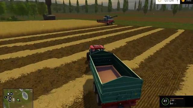 Farming Simulator 15 с.Сосновка - Начало начал ч1. смотреть онлайн