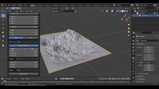 ANT Landscape Addon - Create Landscape in Blender смотреть онлайн