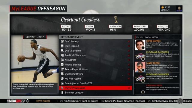 Rebuilding The 2018 Cleveland Cavaliers Ft. Derrick Rose! NO KYRIE! | NBA 2K17 My League