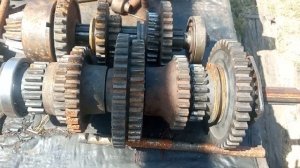 Расположение шестерён КПП трактора ЮМЗ 6