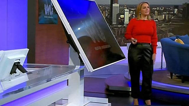 Alex Wilson - The Weather Channel - 120121 Black Leather Pants - Easy On The Eyes смотреть онлайн