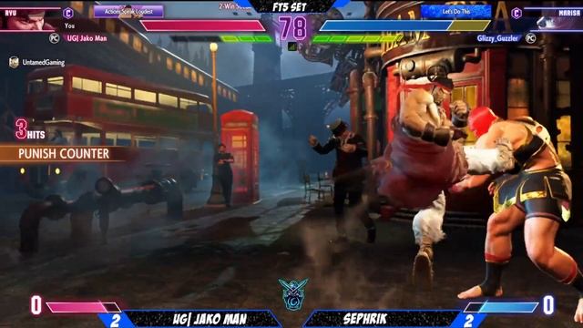 Street Fighter 6 Fight Club Exhibition Series - UG| Jako Man VS Sephrik FT5 Set смотреть онлайн