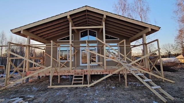 Каркасный дом Коломаа 2 серия