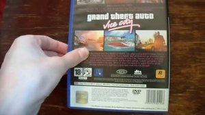 Распаковка игры Grand Theft Auto Vice city ps2