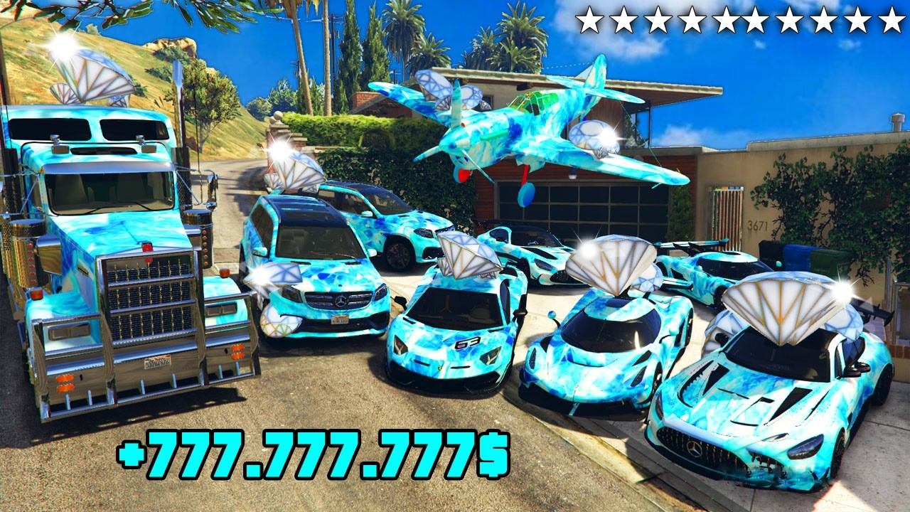 Я УГНАЛ АЛМАЗНЫЕ ТАЧКИ СТОИМОСТЬЮ 777.777.777$ ИЗ РЕАЛЬНОЙ ЖИЗНИ В ГТА 5