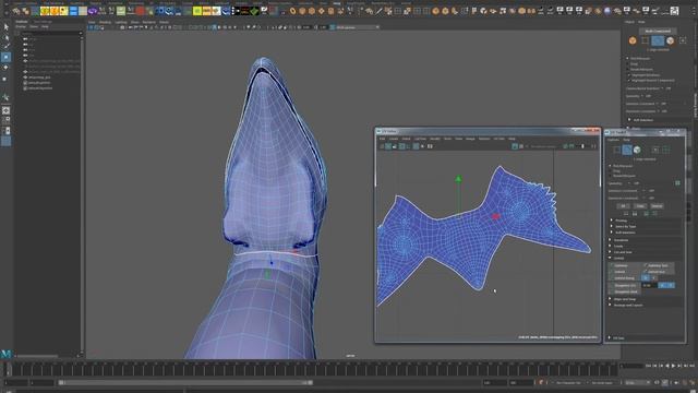 [Retopology / UV map] Quad Draw 3D Chicken in Maya #7. 닭: смотреть онлайн