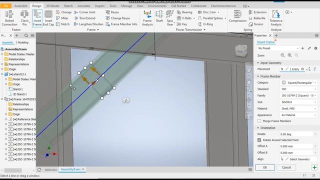 Autodesk Inventor Weldment || Steel Table Design in Inventor || Autodesk Inventor Tutorials 3d Draw смотреть онлайн