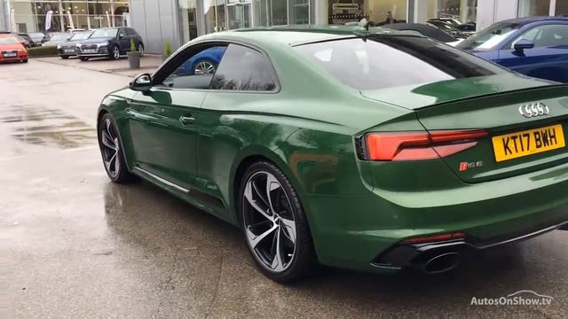 KT17BWH AUDI A5 RS 5 TSFI QUATTRO GREEN 2017 смотреть онлайн