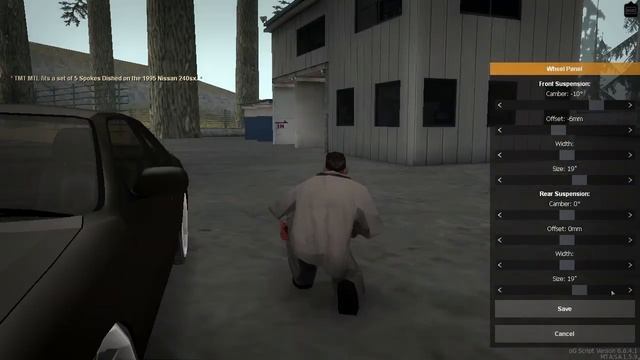 MTA:SA - Custom Wheels & Stance Editor (Camber, Offset, Width etc) смотреть онлайн