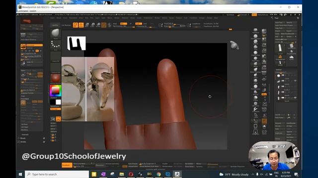 Claddagh ring with Rhinogold and Zbrush смотреть онлайн